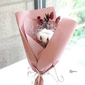 목화와 믹스 다발 컬러 와인yza441