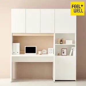 RT2054 레트라 상부책장 책상세트 1200 x 600 수납형)