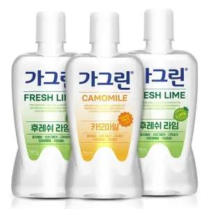 가그린 대용량 가글 750ml 3개 구강청결제