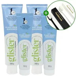 무료 암웨이 글리스터 프로액션 컴플리트 치약 200g 2개 + 50g 2개 + 칫솔2개