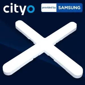 씨티오 돌핀 LED 십자등 90W 타입 형광등 전등 방등 거실등 등기구