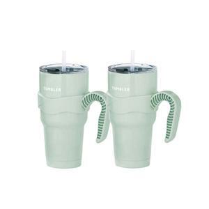 로이첸 대용량 텀블러 민트+민트, 900ml, 1개