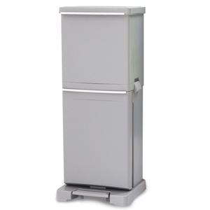 스탠드 페달 분리수거함, 그레이, 1개