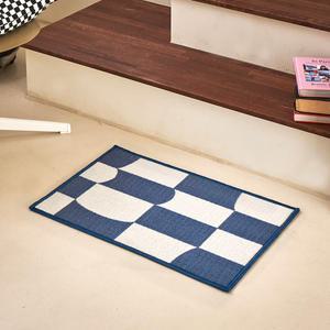 쁘리엘르 체커 터프팅 발매트, 1개