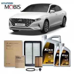 더뉴 그랜저 IG 2.5 가솔린 (19-22년식) 킥스합성유+순정필터세트 5W20