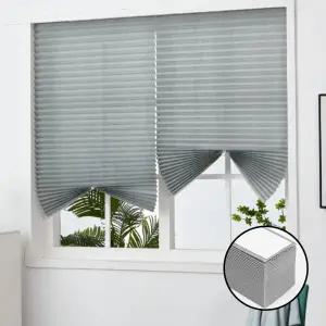 (90x150cm) 붙이는 블라인드 창문 햇빛 가리개 암막 버티컬 브라인드 베란다 무타공 블라인더 가림막 종이 브라인더 주방 사무실 마그네틱 셀프 가리개 세로 미니 1층 심플