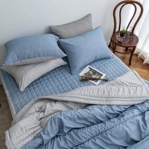 봄 가을 얇은 이불 침대 양면 간절기 사계절 이불패드 침구 세트 슈퍼싱글 퀸