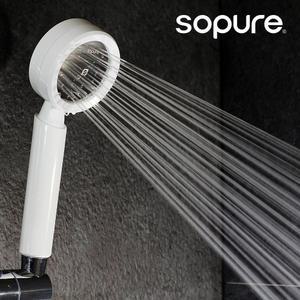 소퓨어 샤워기 헤드 스트롱8 화이트 굵은물줄기 수압상승 국산 STRONG8 WP