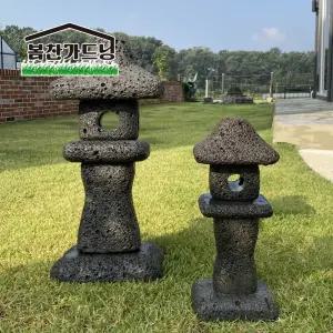 자연석 석등 정원석 돌탑 조경석 석탑 정원 테라스인테리어 마당꾸미기 괴석 높이50cm