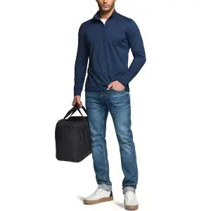 [테슬라][한정특가] 테슬라 남성 기모 쿼터 집업 티셔츠 TM-YKZ09