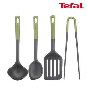 테팔 키친웨어 에센셜 조리도구 4종(국자+뒤집개+볶음스푼+집게)