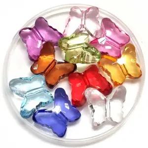 ALL 큰비즈 22mm 각나비 아크릴 비즈구슬 한팩 16개, 컬러선택