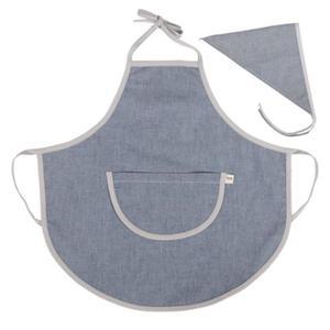 유아 미술 앞치마 세트 (데님) 두건 요리 어린이집 준비물 아동용