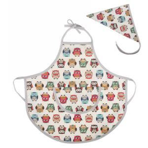 유아 미술 앞치마 세트 (칼라부엉) 어린이집 학교 주니어 요리 키즈