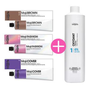 로레알 염색약 마지렐브라운 커버 패션+ 전용산화제포함