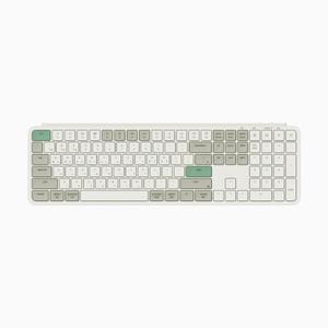 키크론 B6 PRO 레트로 그린 4in1 블루투스 유무선 슬림 키보드 풀배열 펜타그래프