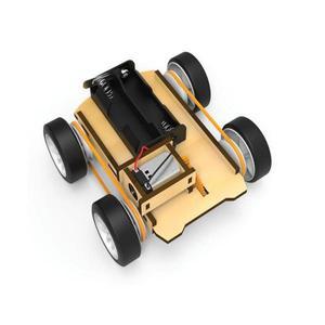 고무줄 동력 자동차 키트(기어 작동 원리)