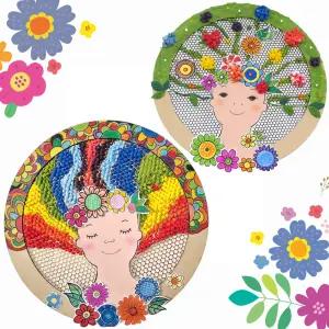 [쏘잇]명화의 재구성_에바 알머슨 클레이로 꾸미기(10인용)/ 패키지 액자 엄마표놀이 작품 행복한미소 봄 꽃 나무 작품전시회 DIY 어린이 미술 유아 초등 방과후 돌봄 수업