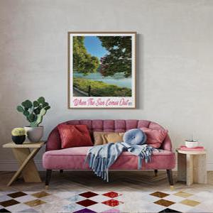 유럽 호수 바다 거리 풍경 인테리어 테라픽 포스터 A2 사이즈 단품 카페 개업 이사 선물 호텔 장식