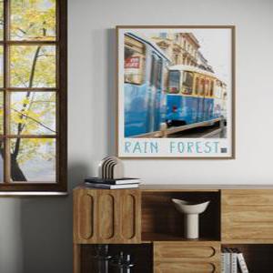 유럽 호수 바다 거리 풍경 인테리어 테라픽 포스터 A1 사이즈 단품 카페 개업 이사 선물 호텔 장식