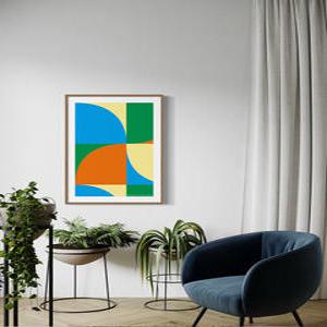미드센츄리 모던 아트 컬러 인테리어 빈티지 포스터 A4 사이즈 단품 카페 개업 이사 선물 호텔