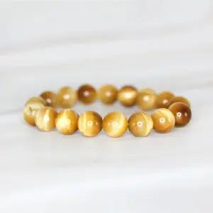 천연 골드호안석 10mm 금전운 사업운 행운 원석팔찌 BR-5000