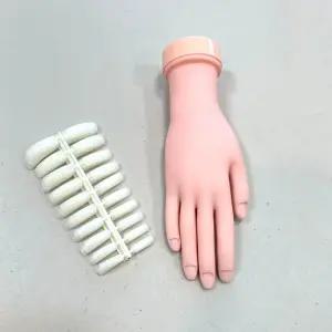 인조손 네일팁 100p 네일 고급 연습용 오른손 국가고시/아트/용품/셀프/재료/젤네일/관리/도구/기초/소품