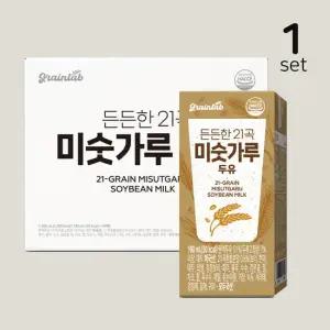 그레인랩 든든한 21곡 미숫가루두유 40팩 x 1박스