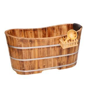 호텔 월풀 원목 펜션 욕실 60CM 표준 아치 평바닥 편백나무 가정용 대형 스파월풀