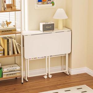 접이식 테이블 이동식 흰색 블루리케 수납형 의자 80x50 대형 세트 공간활용