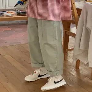 어텀 베니 스판 절개 코튼 팬츠 (3color) 히든밴딩