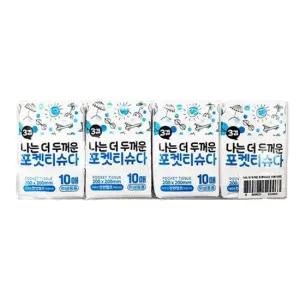 나는 더 두꺼운 티슈다 10매 x 8P 휴대용티슈 휴대용휴지 휴대용화장지 미용티슈 미용휴지