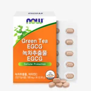 나우 그린티 EGCG 녹차추출물 카테킨 체중관리 90정