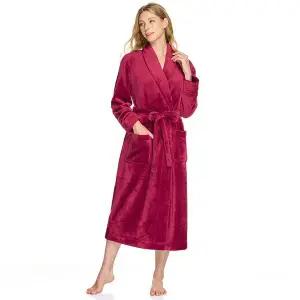 [CQR][한정특가] CQR 여성 밍크 플리스 파자마 잠옷 가운 CQ-WPR510