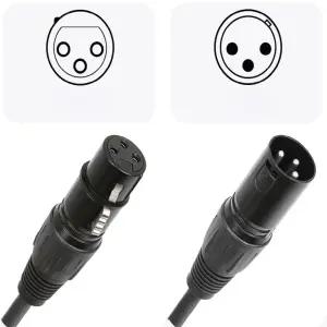 고감도 HiFi XLR 양캐논 암수 20M 연장선 3핀 케이블 유선 마이크 케이블 콘솔 노이즈쉴드 스피커 앰프