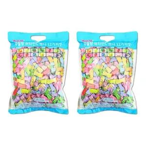 MULANWANG 무설탕 비타민 C 캔디 12가지맛 800g X 2개 대용량 사탕