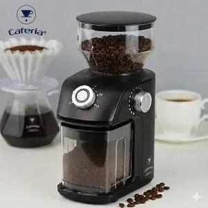 카페리아 니켈 스틸 플랫 버 전동 자동 커피 그라인더 (CME3) [전동커피분쇄기/자동커피분쇄기]