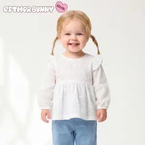 [에스더버니리틀] 로즈멜로우프릴블라우스티셔츠