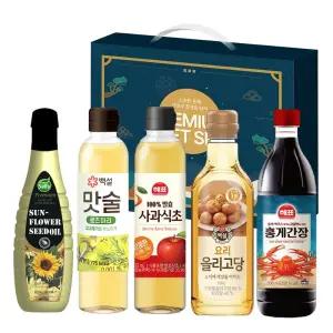 백설 실속5호 설 명절 기름선물세트,1세트