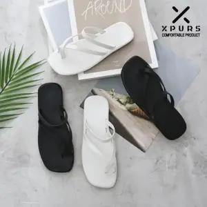 [엑스퍼스] 여성 스트랩 플립플랍 쪼리 샌들-트렌치