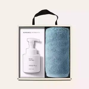 송월타올 답례품 수건 핸드워시 선물세트 30수 150g 항균무지 1장