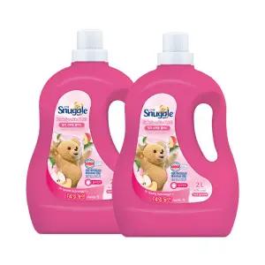 스너글 섬유유연제 핑크 스파클 플러스 용기 2L, 2개