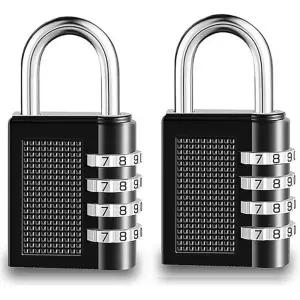 4단 다이얼 비밀번호 철통 서랍 자물쇠/현관문/오토바이/방탈출/노트북/미닫이/책상/창고/케리어/자물쇄
