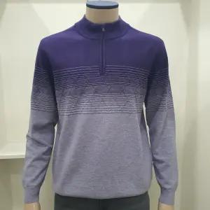 그라데이션 아가일 하프 집업 니트 CDAAAKR3318-29