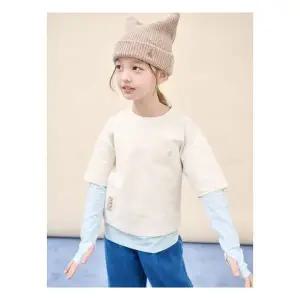 매장정품 [빈폴키즈] 여아 레이어드 티셔츠 아이보리 (BI5941G050) 245254