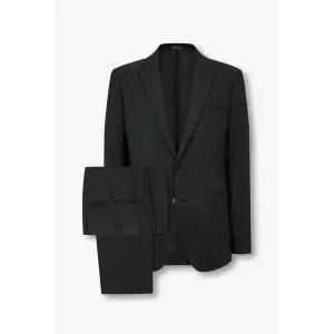 [엠포리오아르마니] 남성 블랙 플랩 포켓 울 수트 128600969