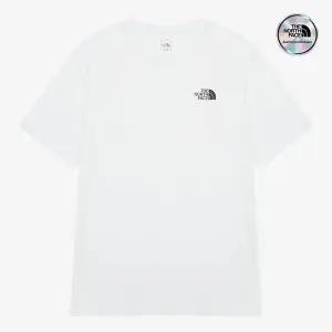 [노스페이스] [노스페이스 공식] NT7UR77B 남성 코튼 베이직 반팔 티셔츠 WHITE