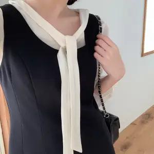 [코코블랑] [코코메이드]드뮤 타이 블라우스