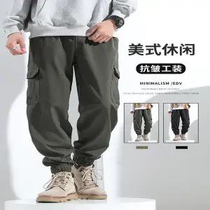 봄 여름 작업복바지 작업용 팬츠 바지 워크 워커 공사 남자 남성 아메리칸 스타일 조거 카고 루즈핏 빅사이
