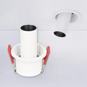 LED COB 실린더 다운라이트 55mm(2인치) 5W 포스 매입등 매립등 DC타입 각도조절